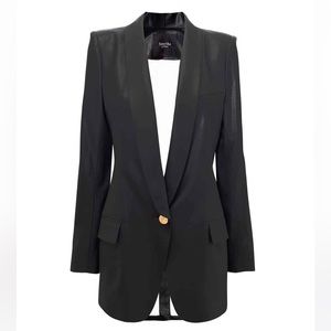 NEW SMYTHE Long Shawl Black Blazer
